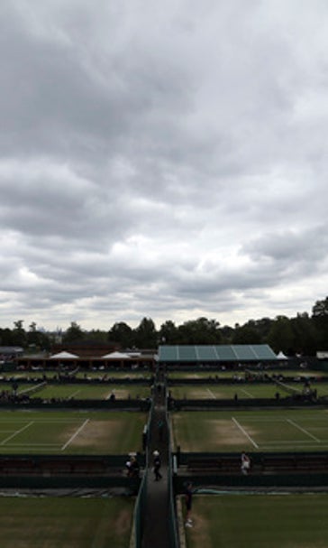 The Latest: Vandeweghe upset about call in Wimbledon loss